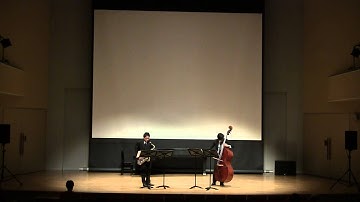 Duo for Saxophone and Double Bass Composed by Prayat Supajitra