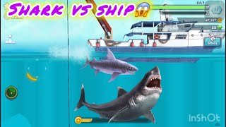 GIANT SHARK ATE THE WHOLE SHIP 😱#hungryshark #gameplay #shark #hungrysharkworld