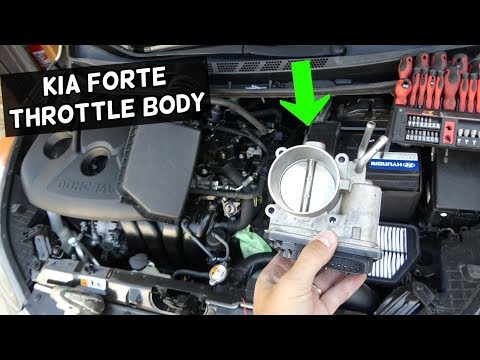 HOW TO REMOVE OR REPLACE THROTTLE BODY ON KIA FORTE