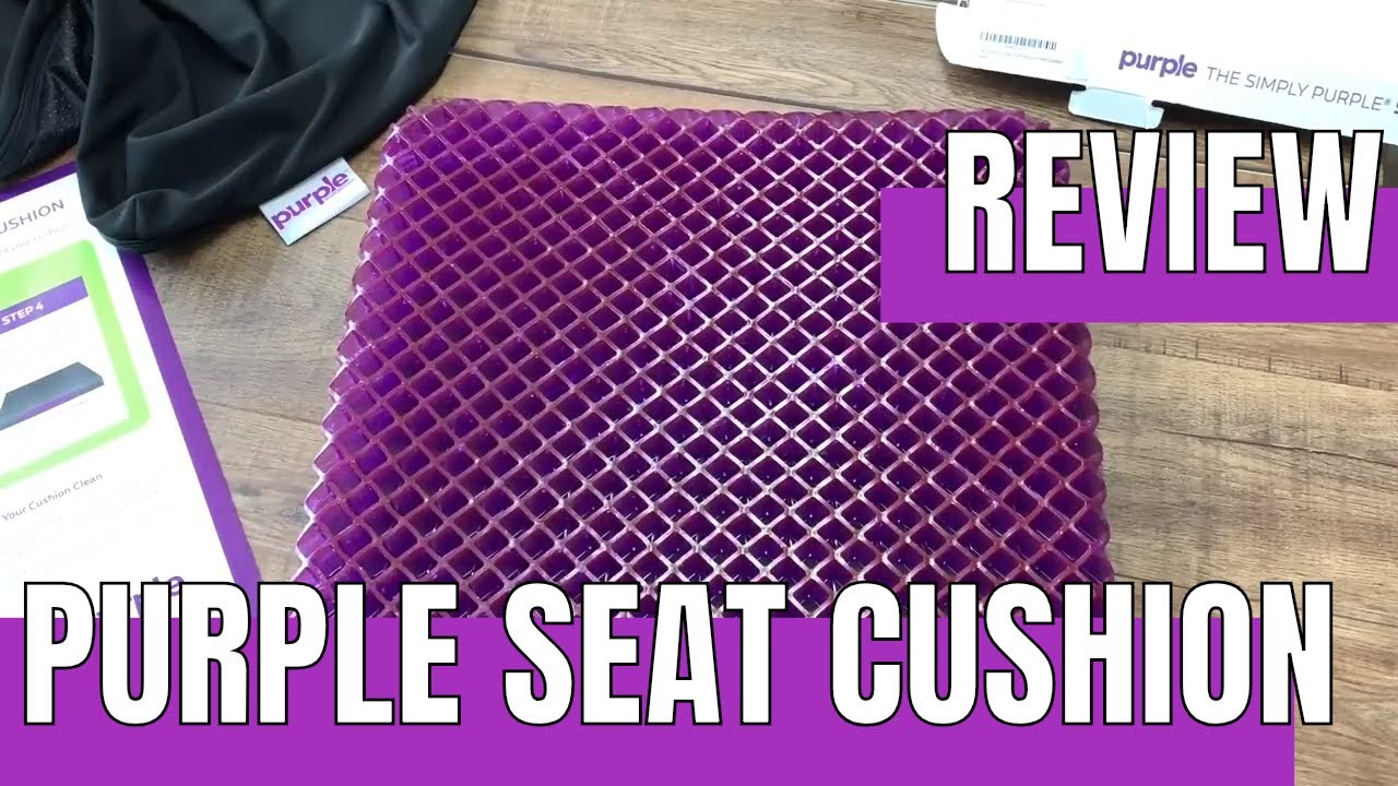 Purple Seat Cushion Review  A Smart Comfort Grid for your Fanny!