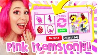 Going Undercover To Trade Only Legendary Pets For 24 Hours Roblox Adopt Me Trading Challenge - roblox adopt me inventory empty pink