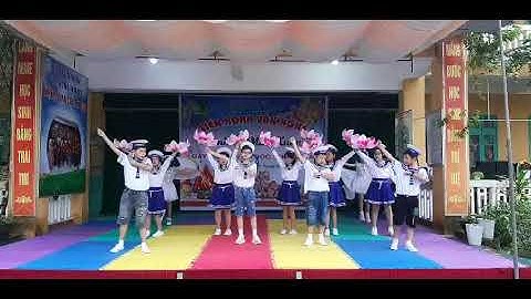 Múa “Cháu hát về đảo xa”. Lớp 5/1 Trường Tiểu học Thị Trấn 1 Phú Lộc