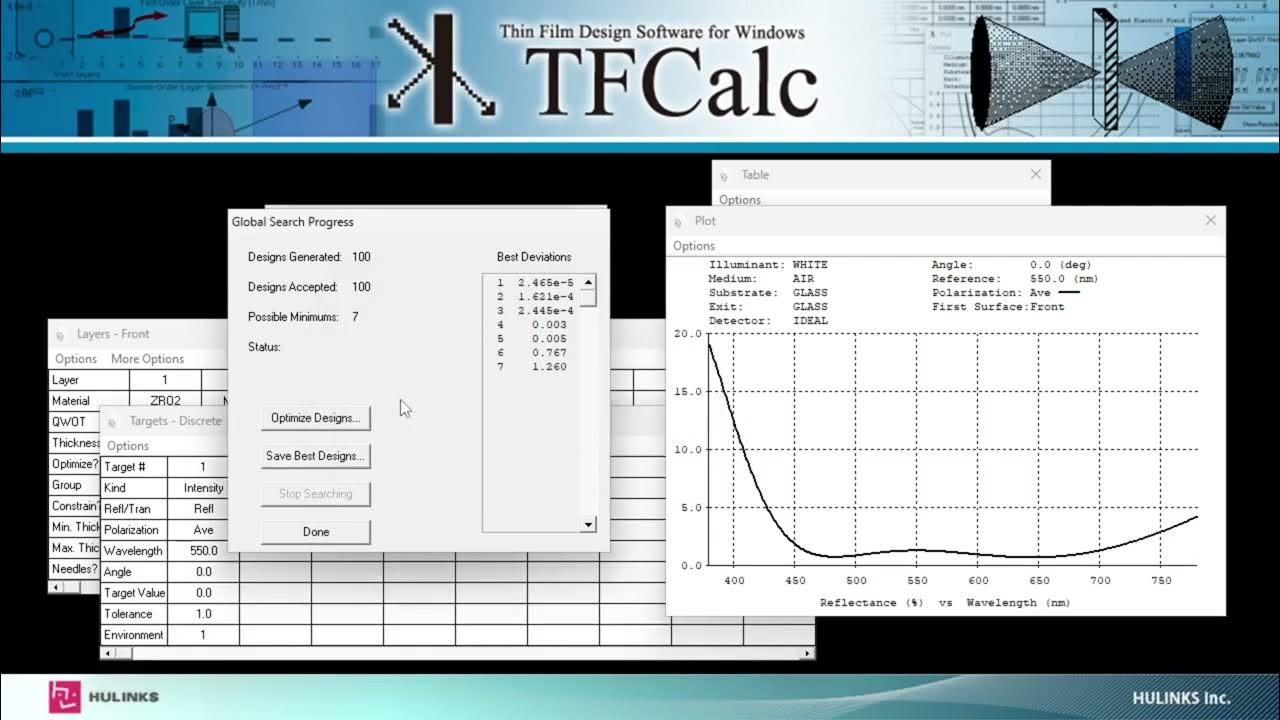 TFCalcチュートリアル / Global Search (V、Wコーティング) - YouTube