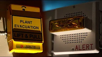 Testing Creepy Fire Alarms Alone in the Dark... | Voice Evac System Test 27