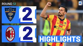 LECCE-MILAN 2-2 | HIGHLIGHTS | Lecce stage second-half comeback to peg back Milan | Serie A 2023/24 Resimi