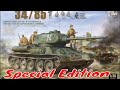 Border Models T-34 /85 w/ 5  Bonus Resin Figures ( Limited Edition Plastic Model Kit )