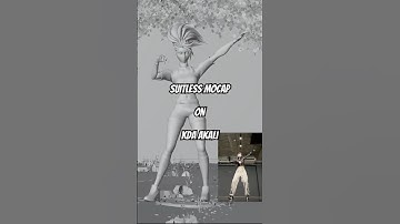 K/DA Akali Animated with Suitless Mocap