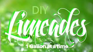 Homemade limeade: How to make Lemonade or Limeade