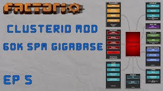 Factorio - Clusterio Mod 60k SPM Cross-Server Gigabase EP5: STEEL SMELTING | Lets Play, Gameplay