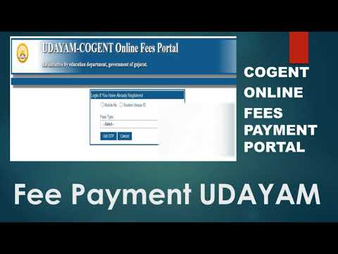 How to pay fee on cogent Full process | Cogent fee payment portal | UDAYAM