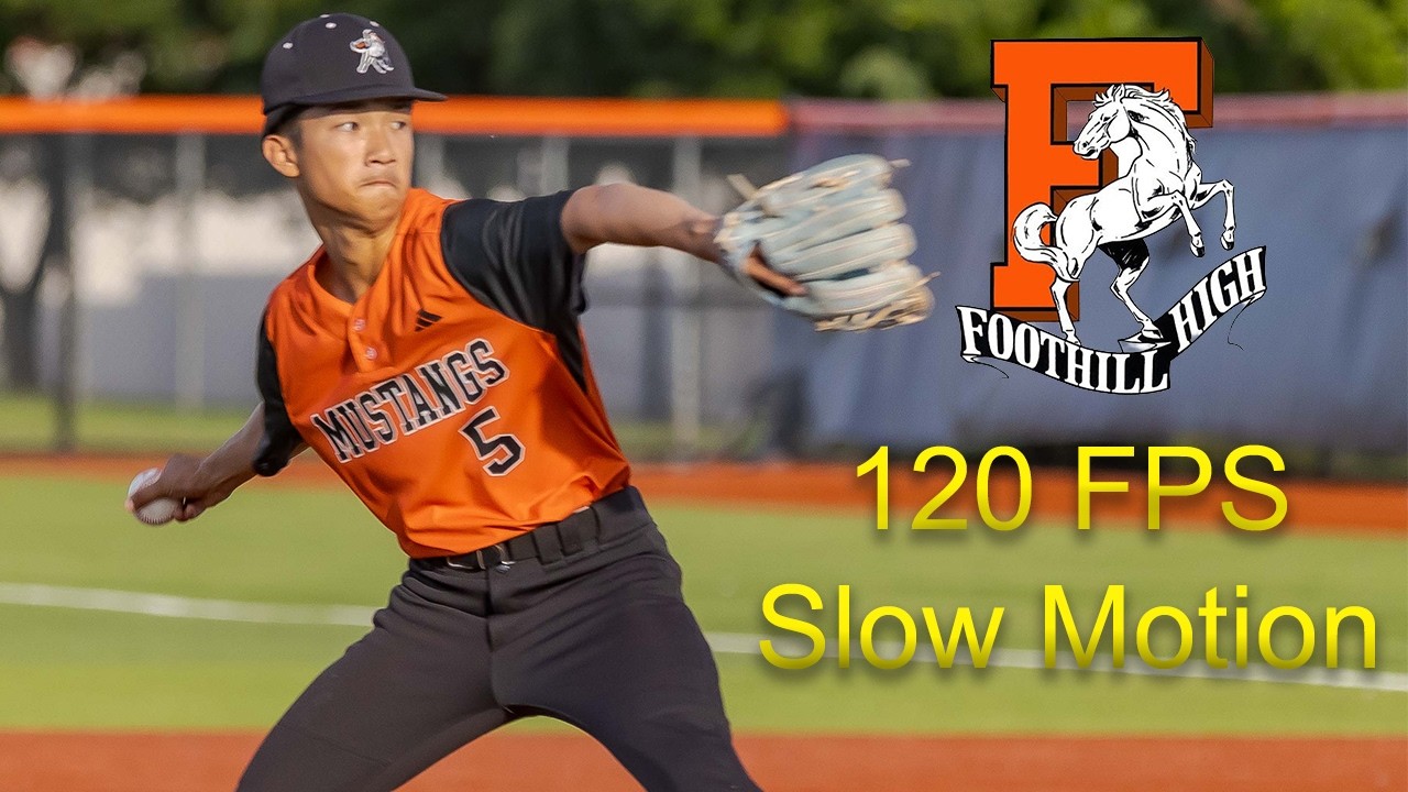 ⚾ 120fps Slow Motion Clips Burbank Titans vs Foothill Mustangs 4-9-26 [Canon R5C] ⚾