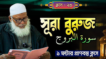 সূরা বুরুজ থেকে অজানা কিছু তথ্য | سورة البروج Surah Al-Burooj | Mozammel Haque Quran Sikkha Class