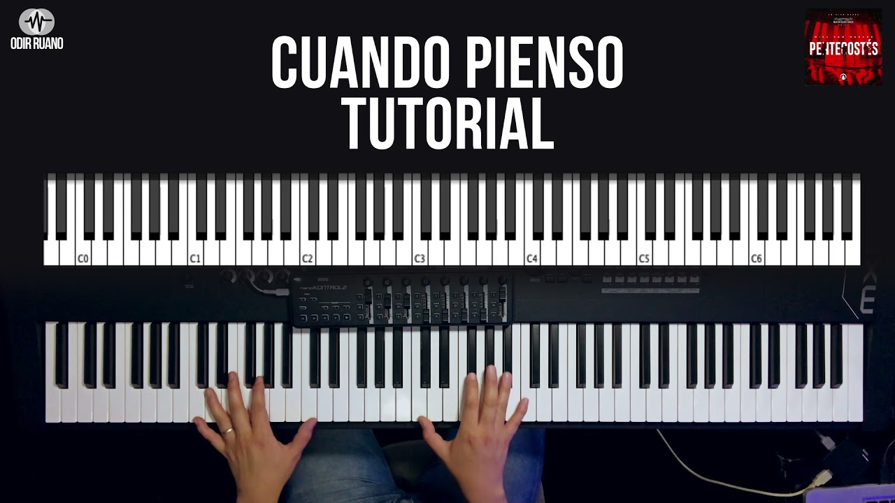 Cuando Pienso [Miel San Marcos] Tutorial Piano - YouTube