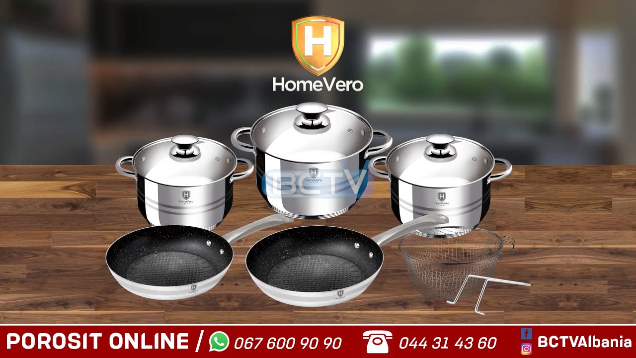 Set Kuzhine çelik & inox të cilat kursejne 35% me shumë se ço enë tjetër