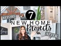 HOME PROJECTS BEFORE & AFTER | HONEY DO LIST NEW HOME | NEW HOME HACKS & ORGANIZATION