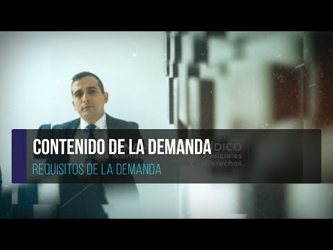 Video: ¿Cuáles son los contenidos de la demanda?