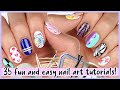 New Nail Designs Easy & Fun Nails Art Compilation Using Household Items!