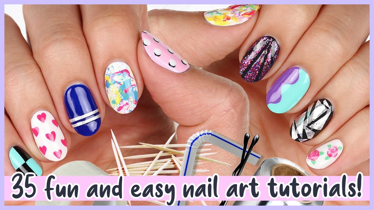 10. "Creative and Fun Nail Designs Using Household Items" - wide 5