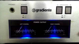 GRADIENTE MODEL 126 VU DISPLAY LED AZUL
