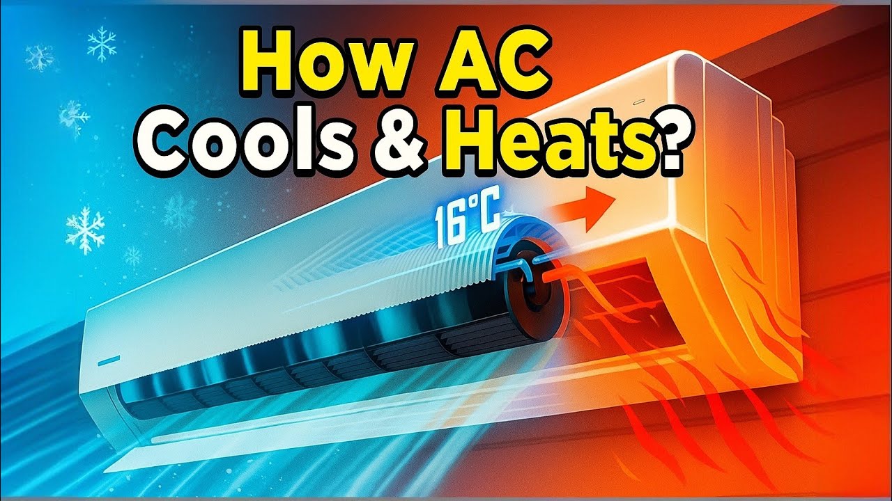 How Air Conditioners Cool & Heat | AC Explained Simply