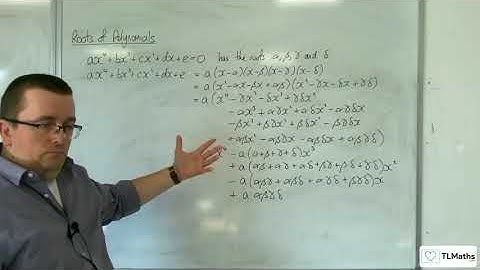 A-Level Further Maths D1-07 Roots of Polynomials: Roots of Quartics