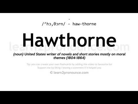 Произношение Hawthorne | Определение Hawthorne