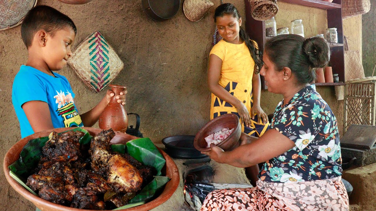 Black Coconut Chicken CurryThe rustic taste of a traditional chicken curryvillage kitchen recipe