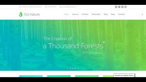 Eco Nature - Environment & Ecology WordPress Theme | Nature and Ecology Website Theme
