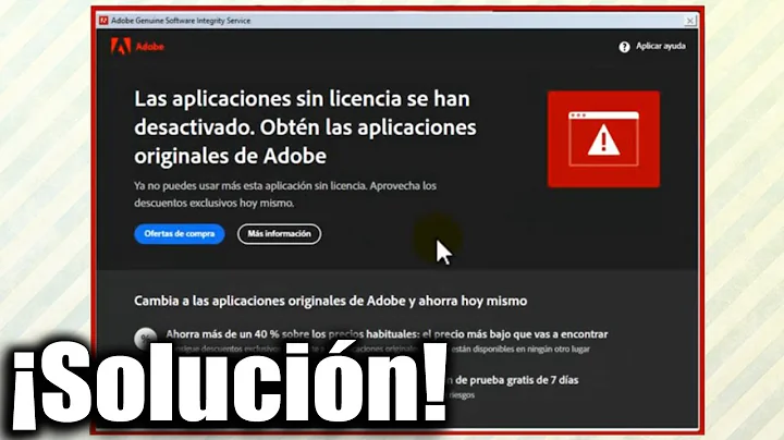 Las Aplicaciones sin Licencia se han Desactivado. SOLUCIÓN 2023