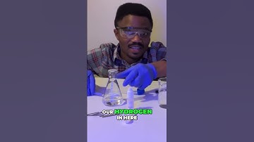 Make Hydrogen Gas at Home in 30 Seconds! 🧪💨 #shorts