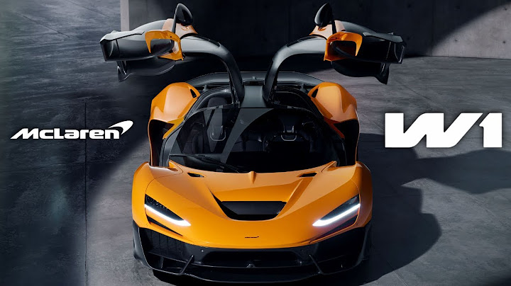 New McLaren W1 Revealed