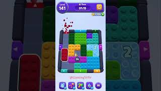 Color Block Jam Level 141 Hard Level Walkthrough 🧩