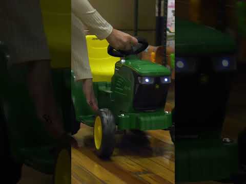 John Deere Mini Tractor Battery-Powered Ride-On from Peg Perego Review! #shorts