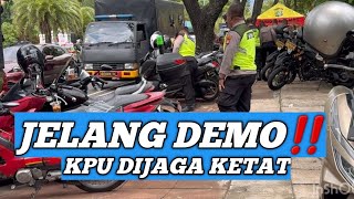 Livejelang Demo Kantor Kpu Dijaga Ketat