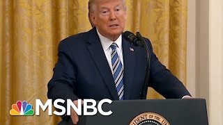 Trump Gives Mixed Answer When Asked If He's Talked To Families Hit By Virus | Morning Joe | MSNBC