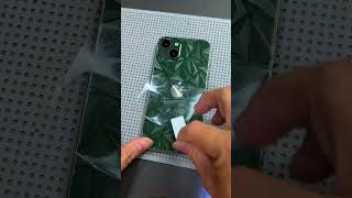 Apple iPhone 13 Scratch-resistant Back Skin Applying! #shorts