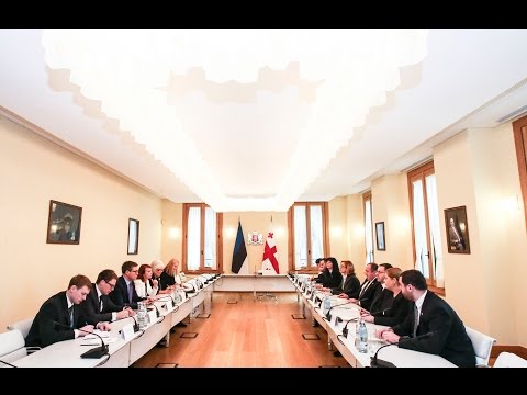 პრეზიდენტი ესტონეთის საგარეო საქმეთა მინისტრს შეხვდა