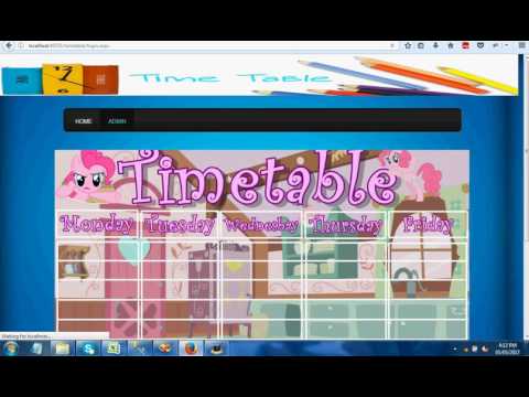 Time Table Generation