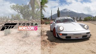 Forza Horizon 5 | 1991 Hoonigan Rauh Welt Begriff Porsche 911 Turbo | Open World Free Roam