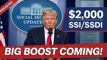 $2,000+ Social Security Boost! Double SSI Payments Ahead | SSA, SSDI & COLA 2026 Update