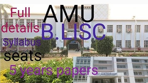 How  to prepare AMU B.LISc l AMU B.LIB Entrance test l BLIB complete details l AMU B.LIB Admission