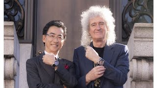 ブライアン・メイ、コラボ時計を受け取り大喜び