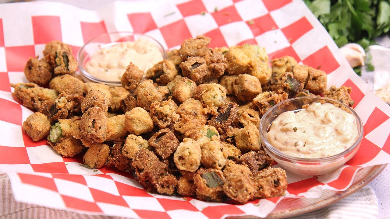 Fried Okra | Laura in the Kitchen