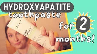 Hydroxyapatite Toothpaste  2 Month Update | Giveaway!