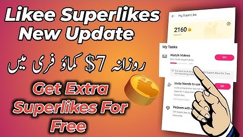 Likee App Superlike New Update | Get 10 - 60 Extra Superlikes For Free | Likee Superlike #superlikes