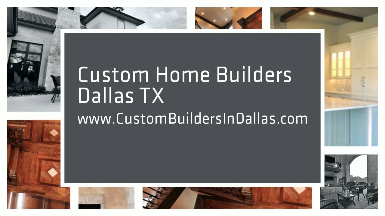 Custom Home Builders Dallas TX 2147364482 YouTube