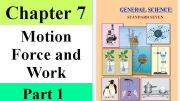 motion force and work class 7 | part 1 | distance and displacement