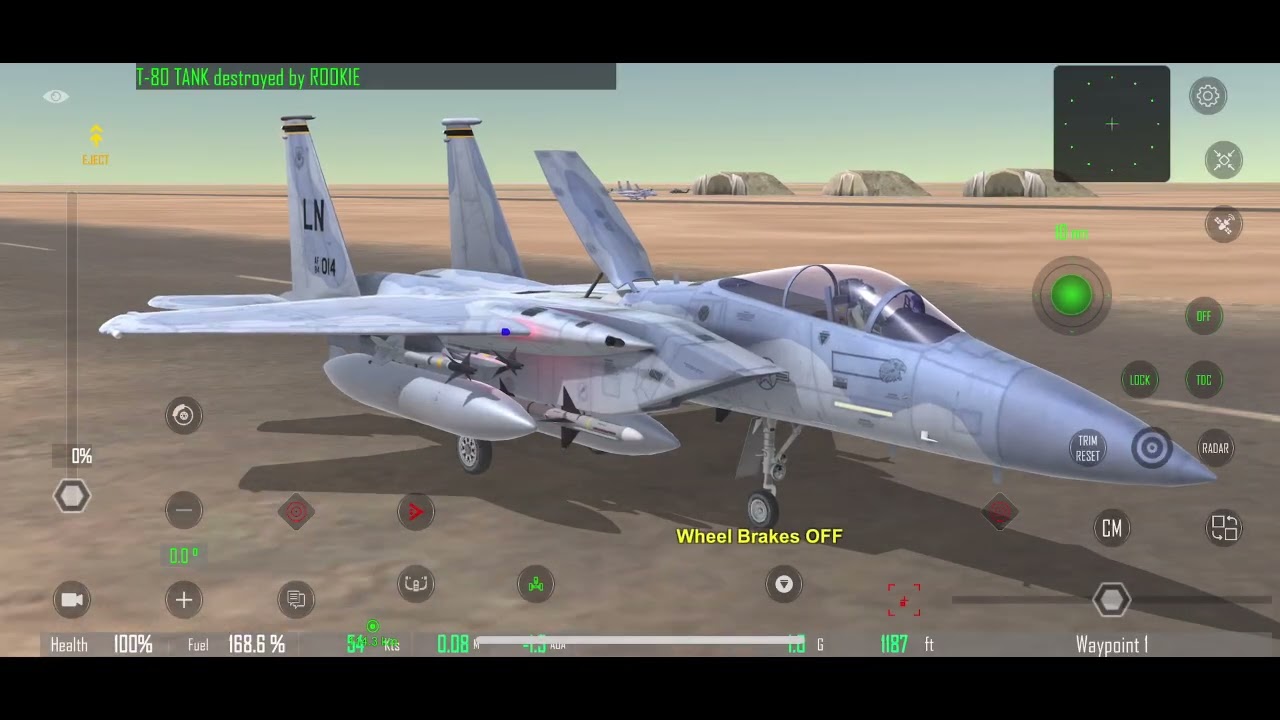 Gunship 4 Gameplay (F-15 Eagle Patrol & Formation Flying in Multiplayer)