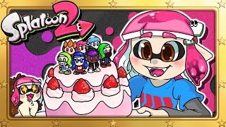 Callie's Birthday! | Splatoon 2 Mini-games Special! | Fun Times With Woomys!
