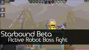 Starbound Beta - Active Robot ~ Tier 2 Boss Fight